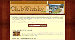 Desktop Screenshot of clubwhisky.com