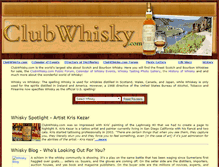 Tablet Screenshot of clubwhisky.com
